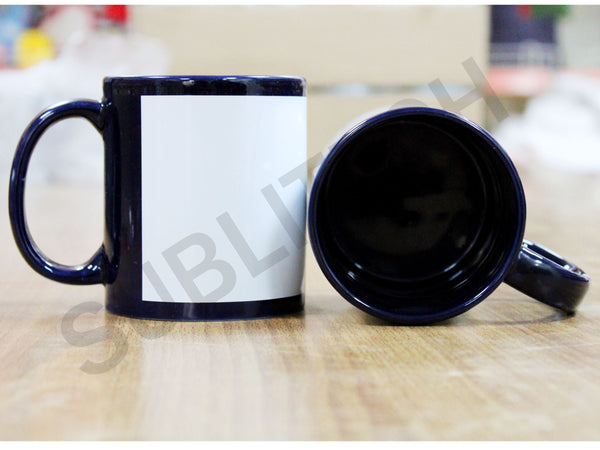 Dark Blue Patch Mug