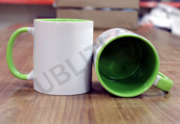 3 Tone Color Mug Light Green